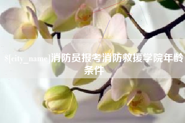 北流消防员报考消防救援学院年龄条件