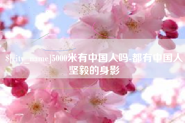 北流5000米有中国人吗-都有中国人坚毅的身影