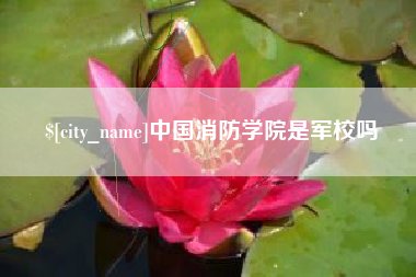 北流中国消防学院是军校吗