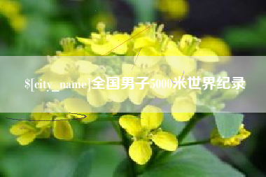 北流全国男子5000米世界纪录