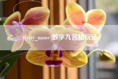 北流数字九宫格玩法
