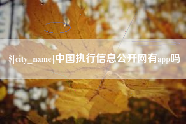 北流中国执行信息公开网有app吗