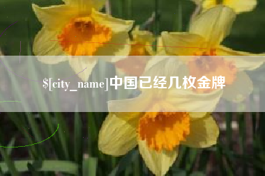 北流中国已经几枚金牌