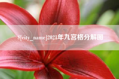 北流2021年九宫格分解图