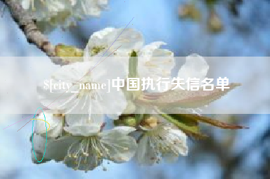 北流中国执行失信名单