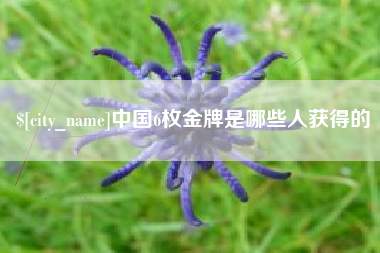 北流中国6枚金牌是哪些人获得的