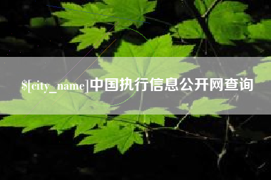 北流中国执行信息公开网查询