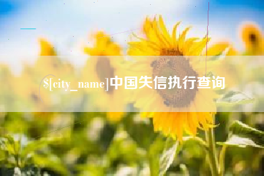 北流中国失信执行查询