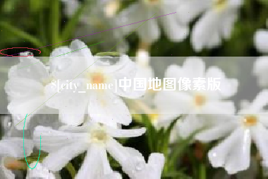 北流中国地图像素版