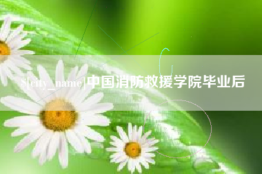 北流中国消防救援学院毕业后