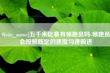 北流五千米比赛有领跑员吗-领跑员会按照既定的速度匀速前进