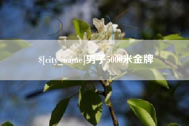 北流男子5000米金牌