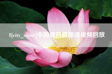 北流中国消防直播课视频回放