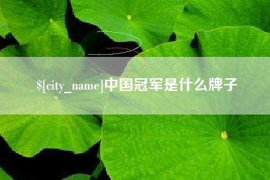 北流中国冠军是什么牌子