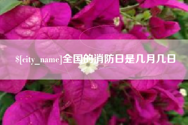 北流全国的消防日是几月几日