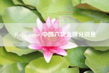 北流中国六块金牌分别是