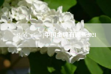 北流中国金牌有哪些2021