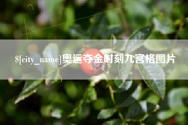 北流奥运夺金时刻九宫格图片